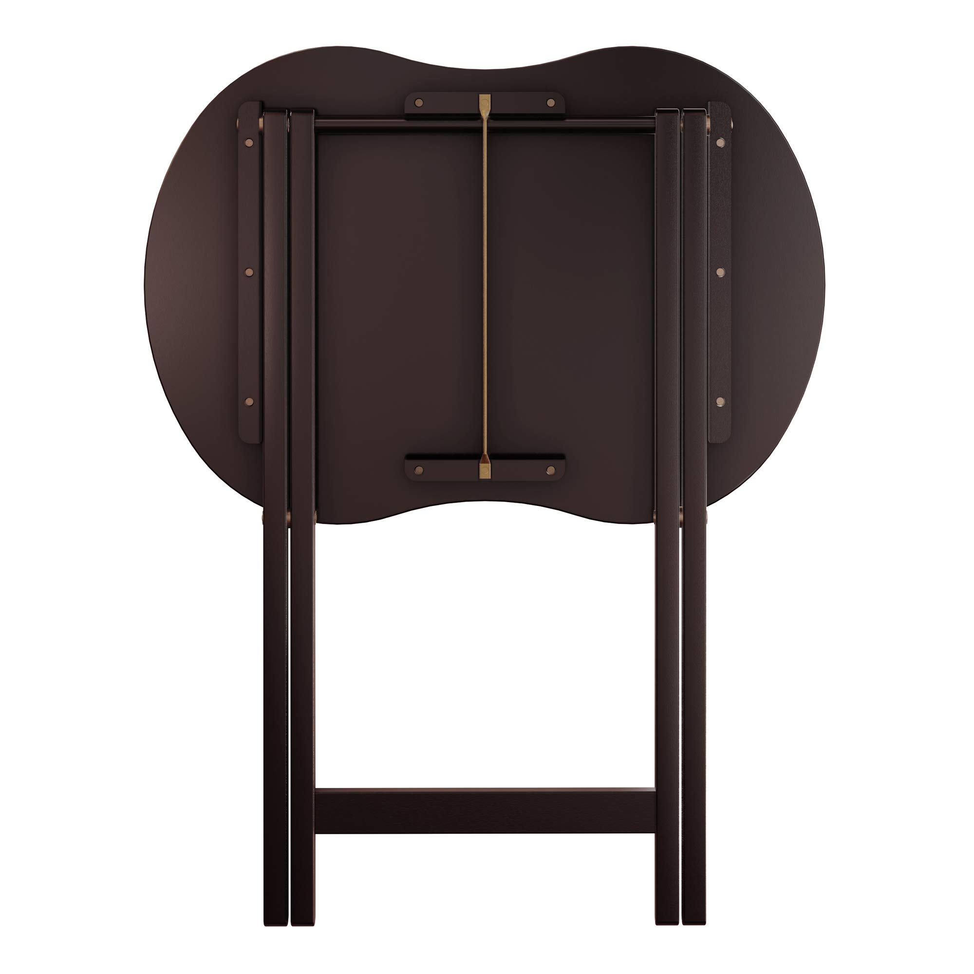 Winsome 23-inch TV Table Set, Brown, 5/Set (92532) - Image 4