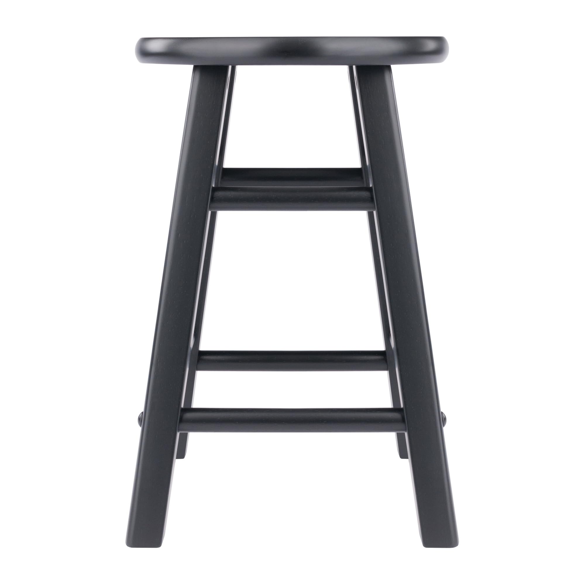 Winsome Element 2-Piece Counter Stool Set, Classic Backless Bar Chairs for Kitchen & Dining Room Seating, Timeless Essential Furniture for Home, Dorm, Apartments - Image 4