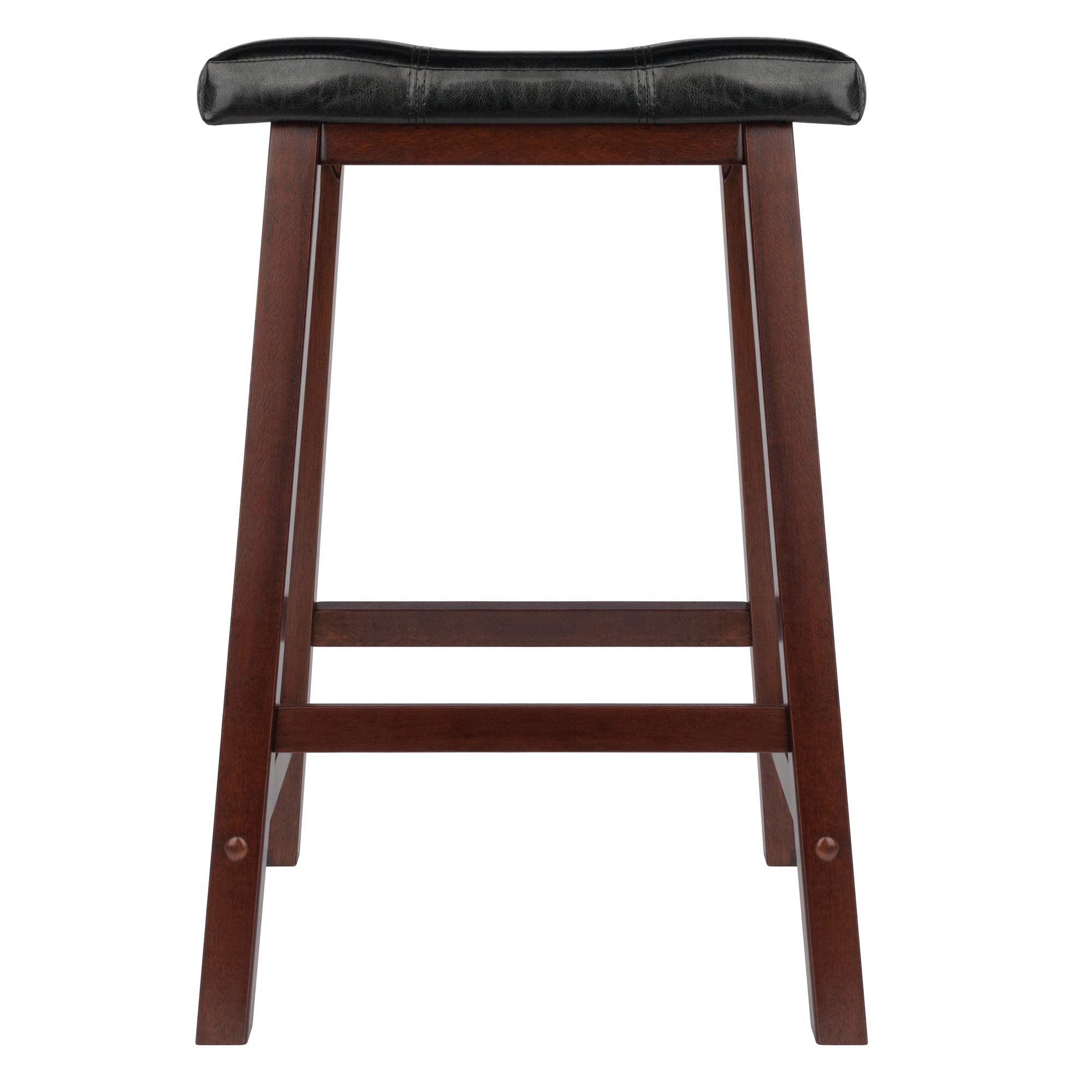 Winsome Mona Stool, 24", Antique Walnut - Image 4