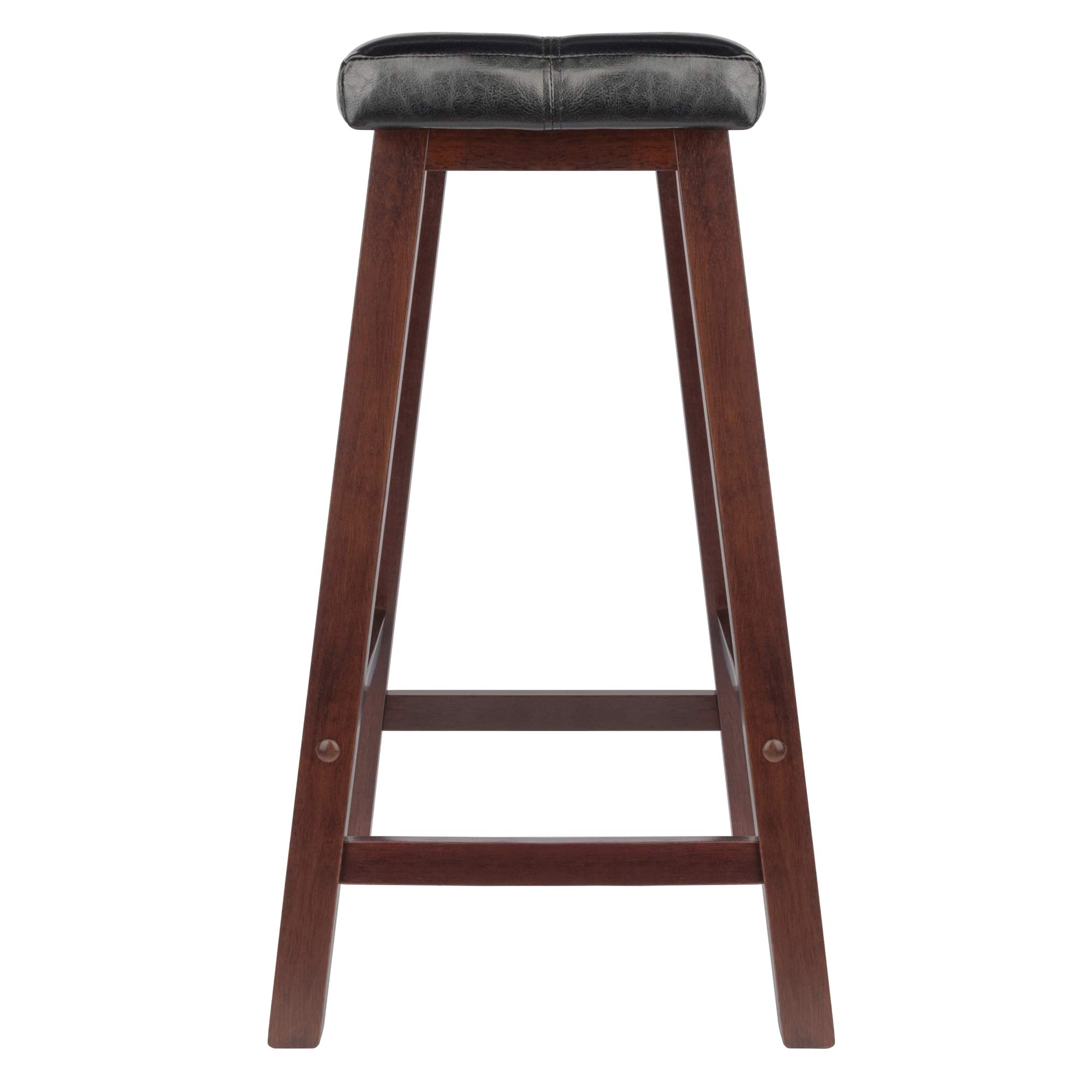 Winsome Mona Stool, 24", Antique Walnut - Image 5