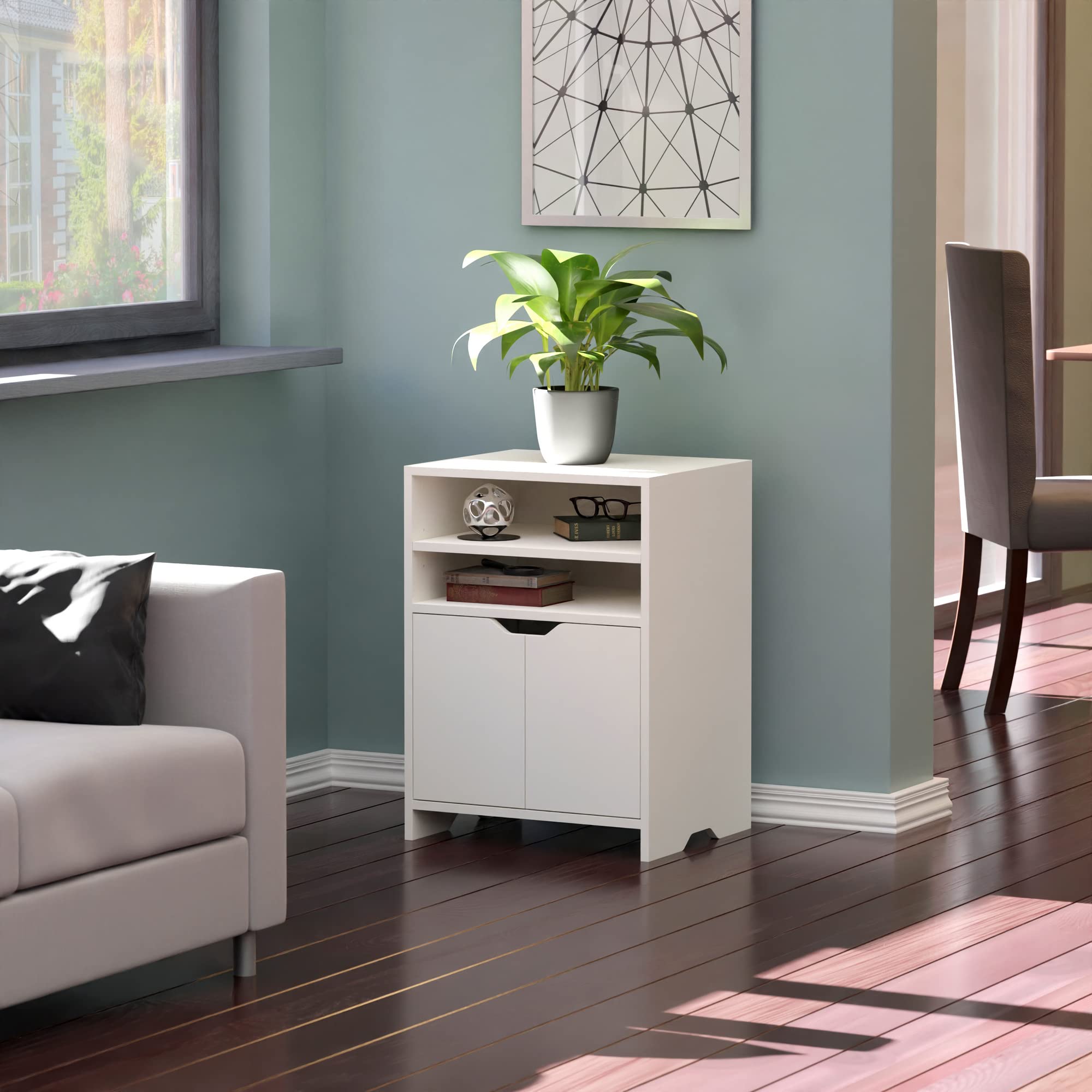 Winsome Nova Storage Cabinet, Stylish & Functional Home Storage Cabinet for Filing, Kitchen Organization, Moveable Furniture for Office, Dorms, Apartments - Image 11