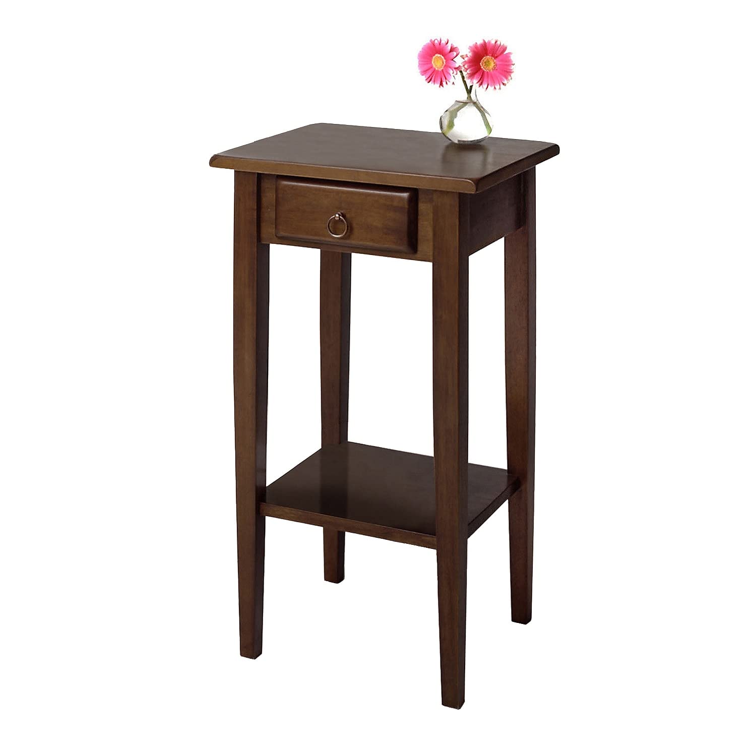 Winsome Regalia 29 1/2 x 17 x 14-Inch Wood Accent Table, Brown (94430) - Image 4
