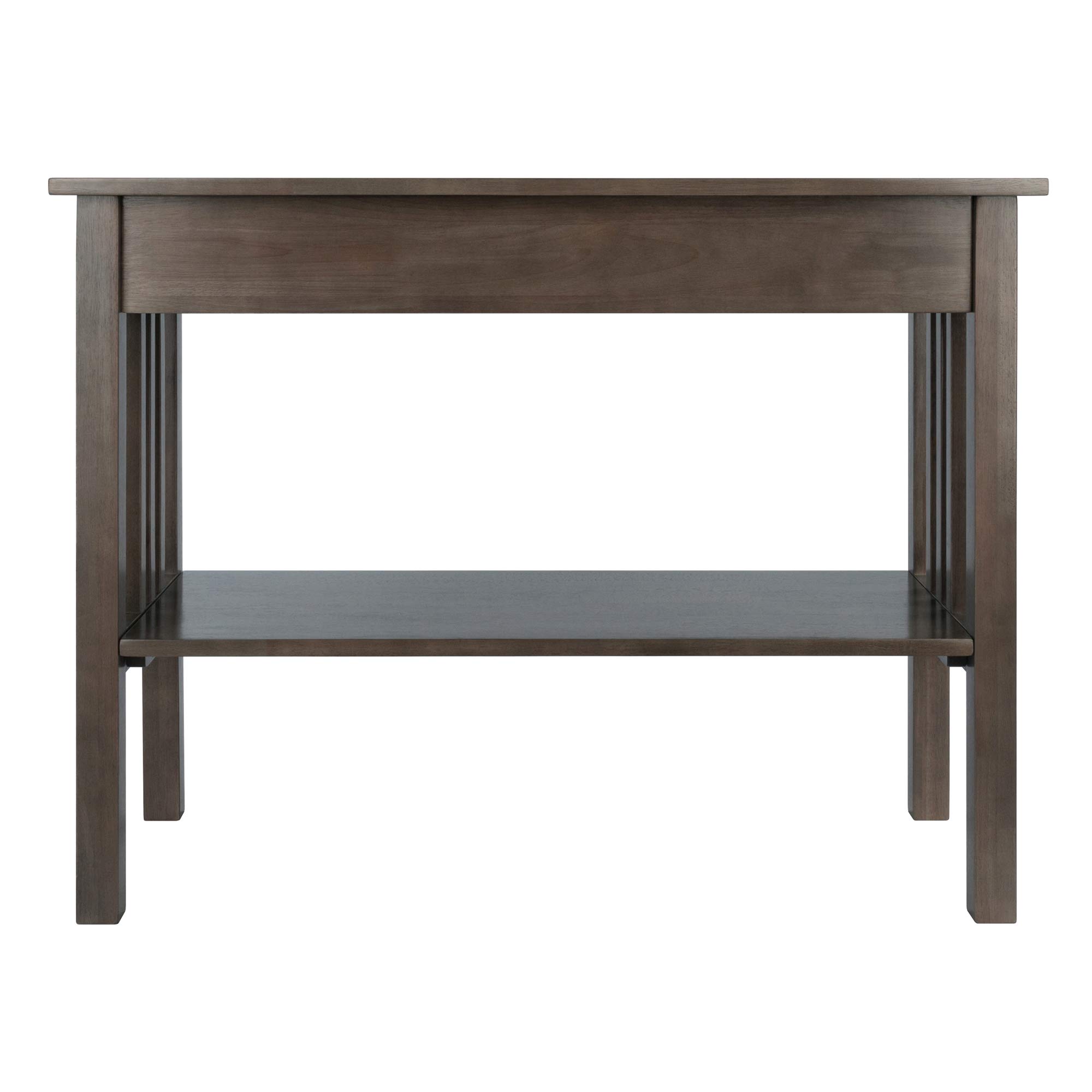 Winsome Stafford Console Table, Oyster Gray - Image 6