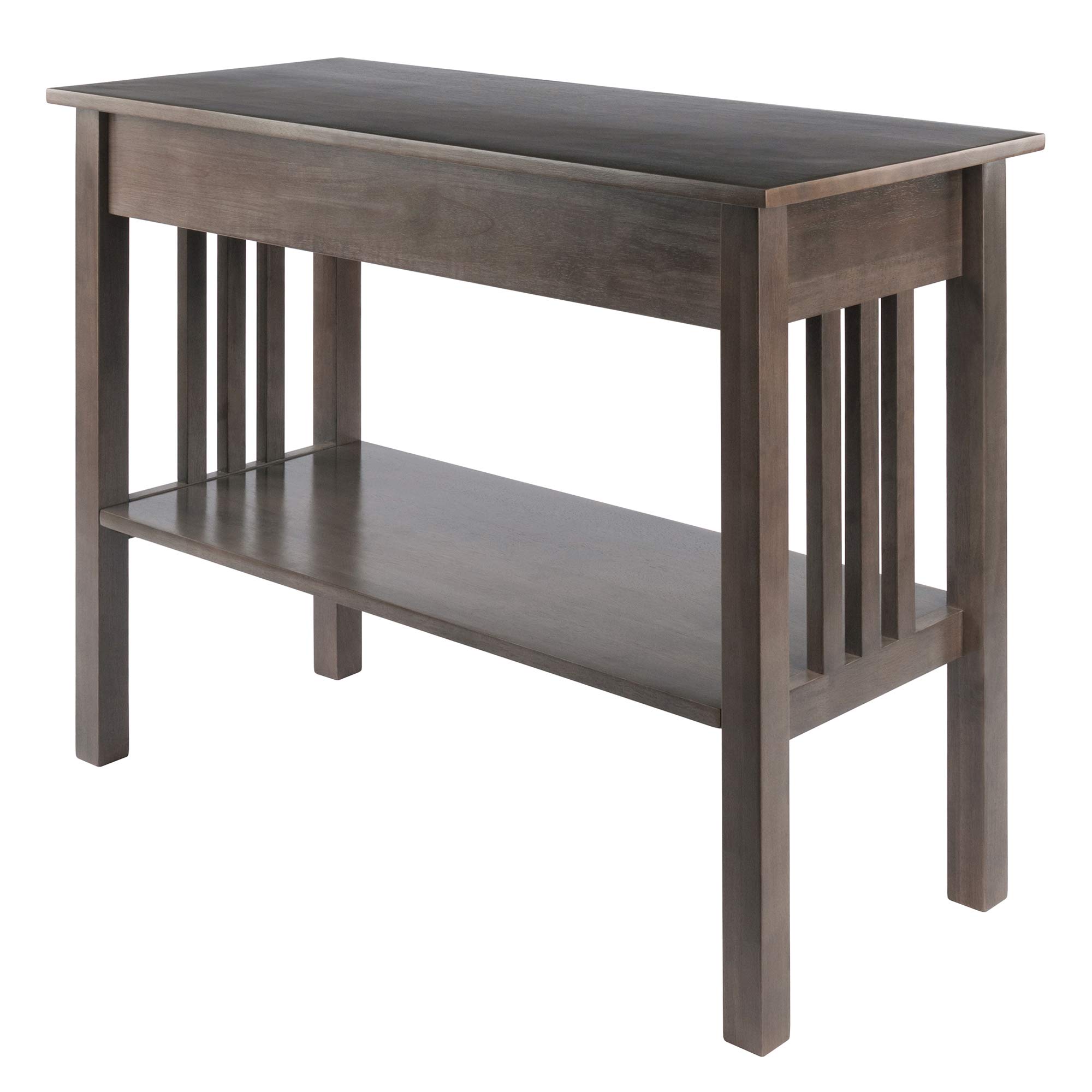 Winsome Stafford Console Table, Oyster Gray - Image 8