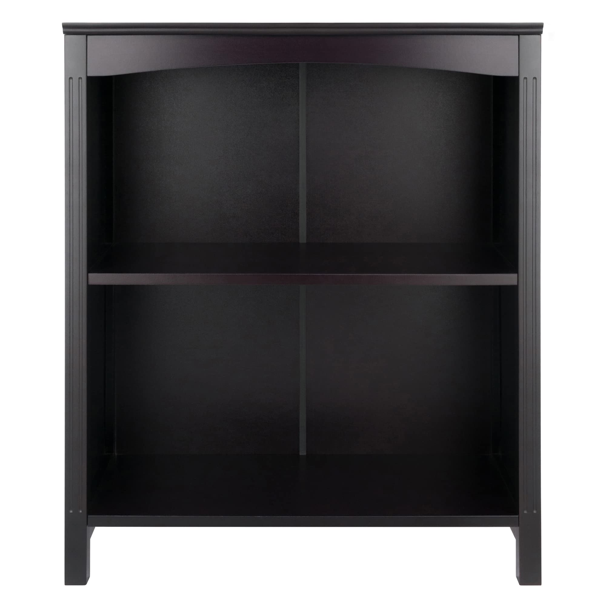 Winsome Terrace Solid/Composite Wood 3-Tier 26-Inch Wide Storage Shelf, Espresso (92327) - Image 4