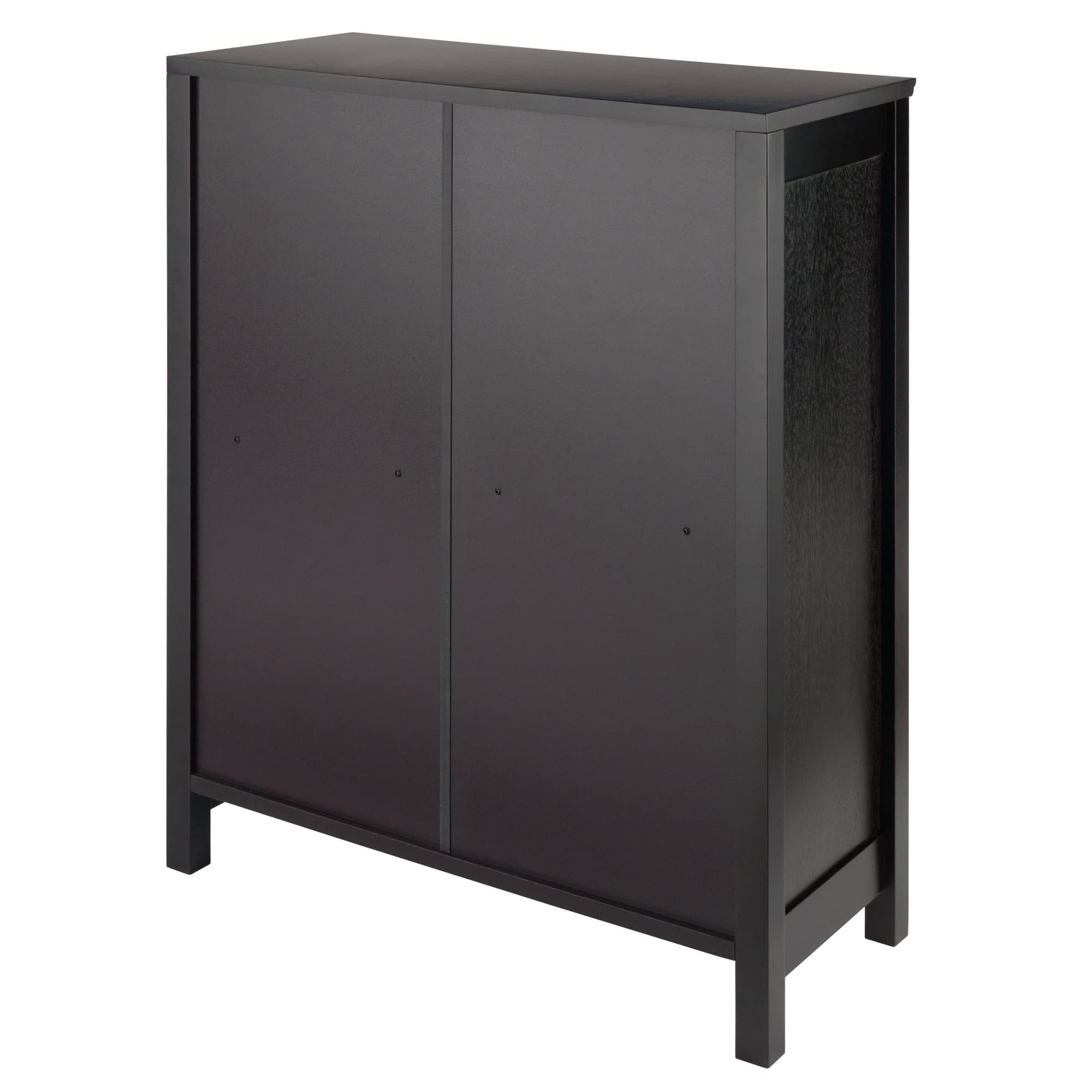 Winsome Terrace Solid/Composite Wood 3-Tier 26-Inch Wide Storage Shelf, Espresso (92327) - Image 7