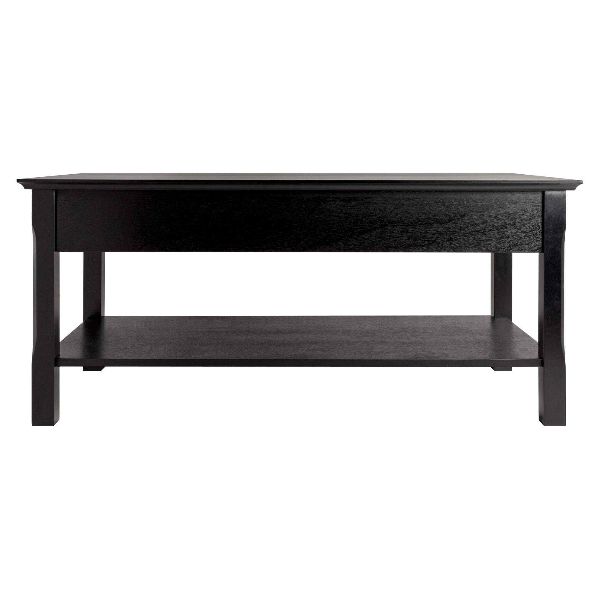 Winsome Timber Coffee Table, Small Table with Shelf Storage, Practical and Elegant Living Room Decor, Stylish Furniture Essentials for New Homes, Apartments - Image 6