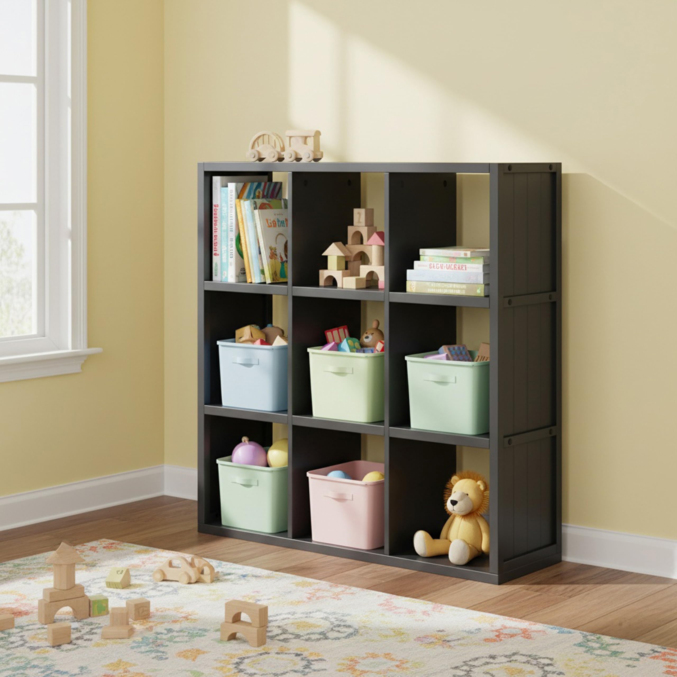 Winsome Timothy Shelving, small, Black - Image 10
