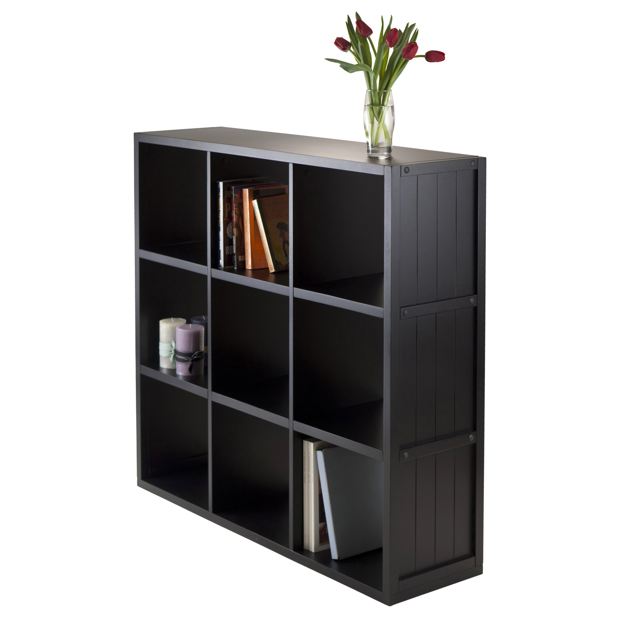 Winsome Timothy Shelving, small, Black - Image 6