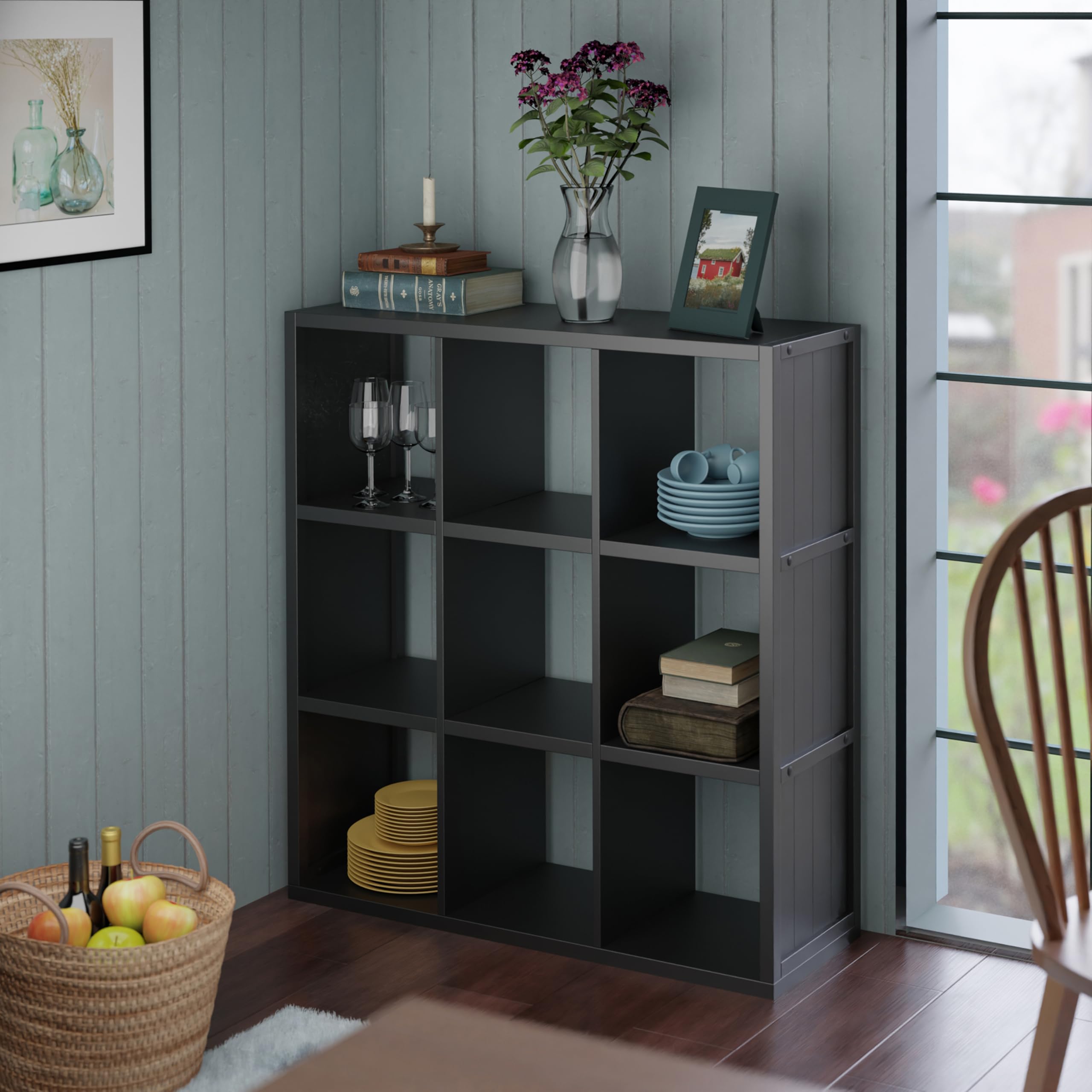 Winsome Timothy Shelving, small, Black - Image 7