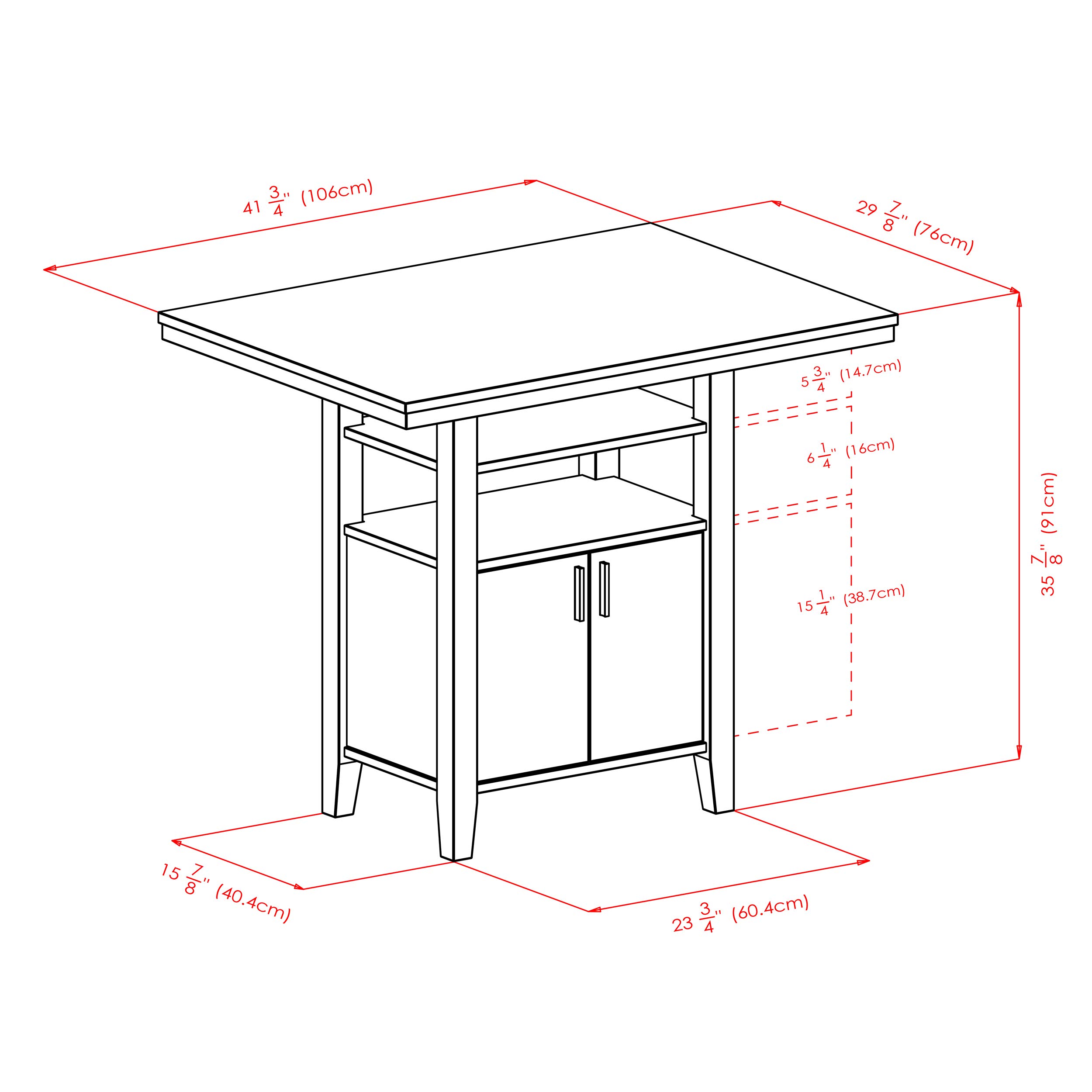 Winsome Wood Albany 3-Pc Set High Table w/Ladder Back Counter Stools - Image 16