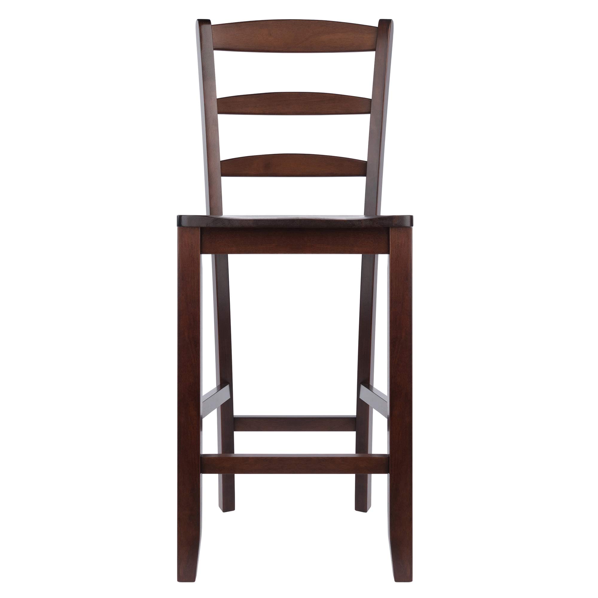 Winsome Wood Albany 3-Pc Set High Table w/Ladder Back Counter Stools - Image 9