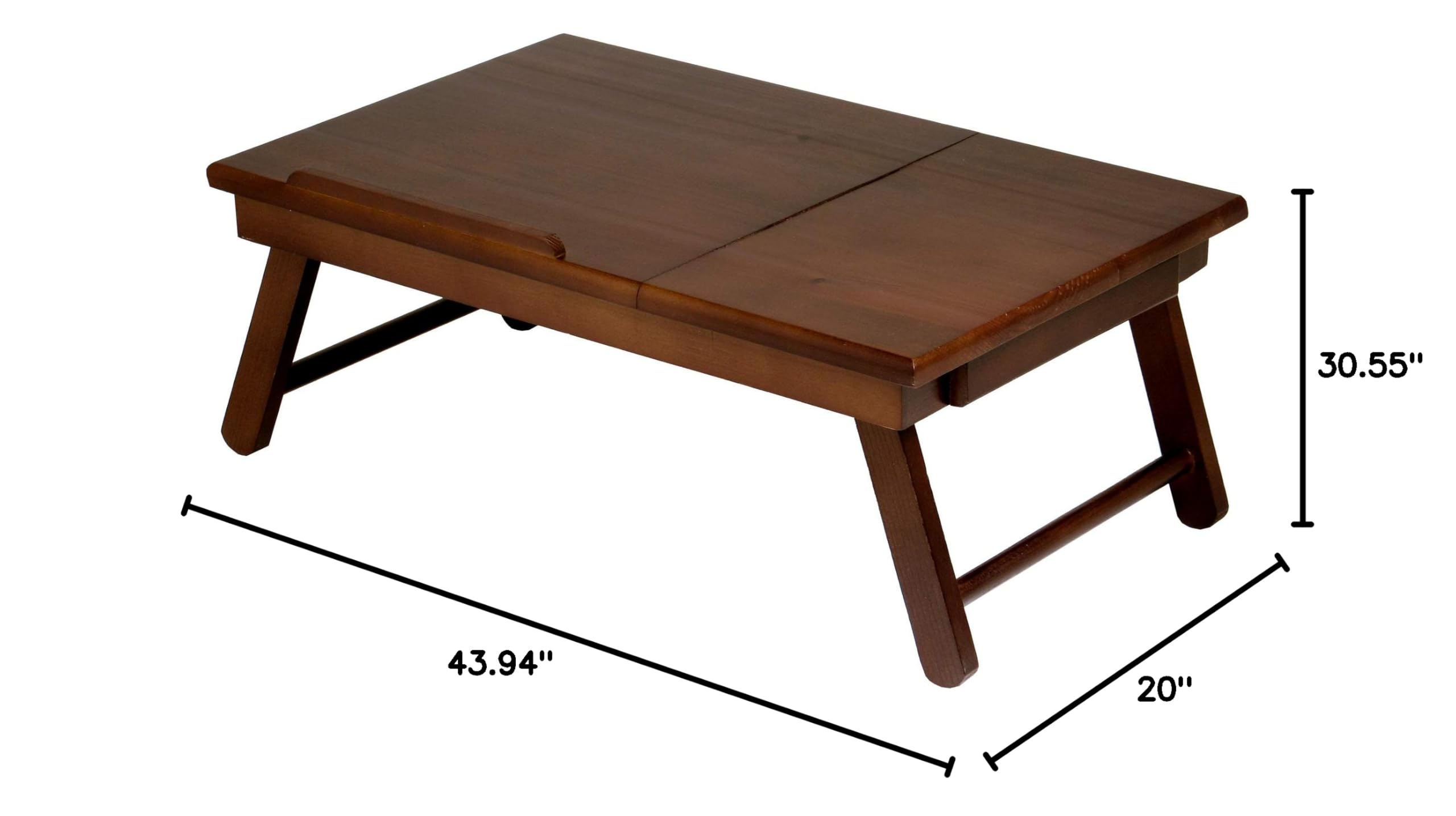 Winsome Wood Aldric Home Office, Walnut, 20 L - Image 10