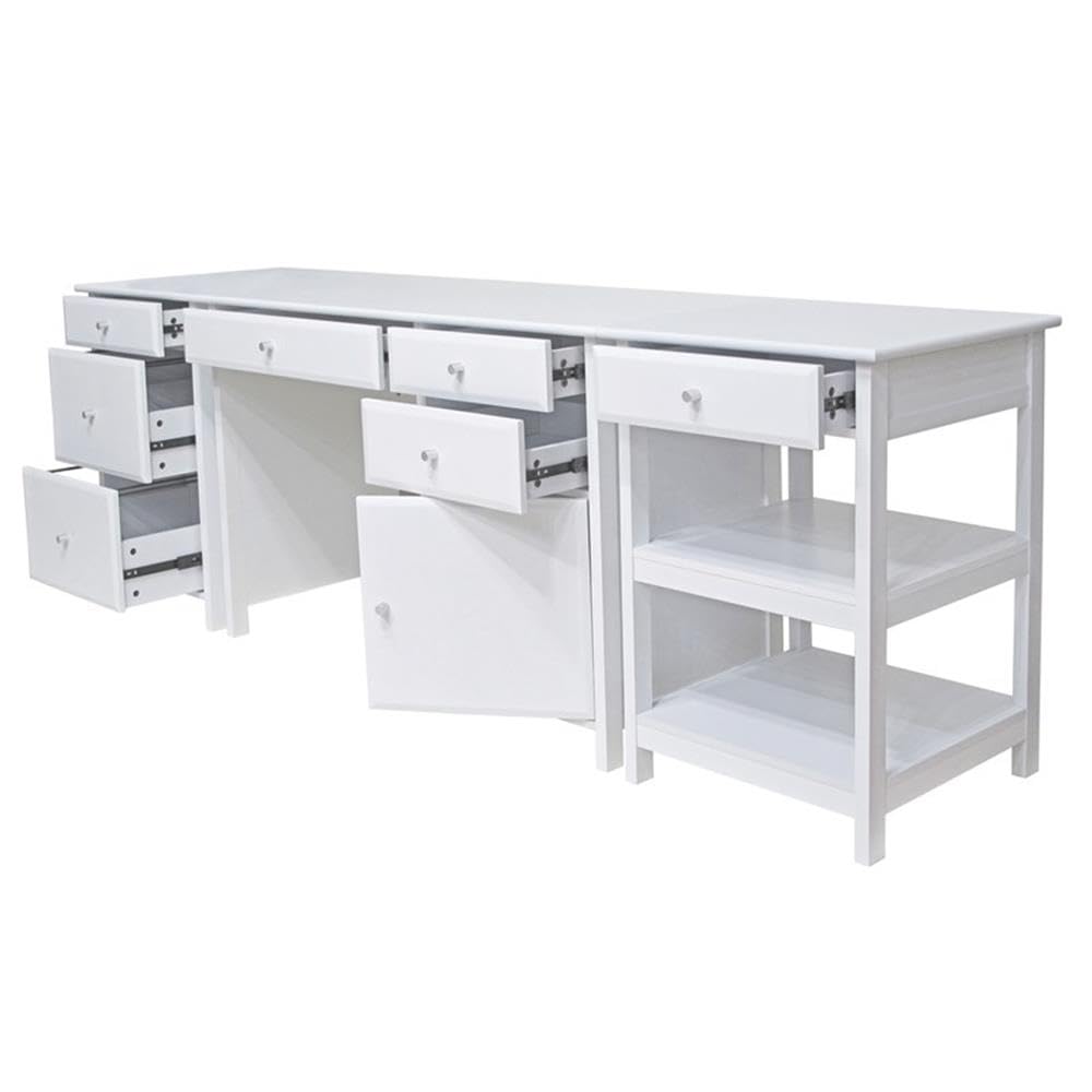 Winsome Wood Delta 3-Pc Set Home Office, White - Image 4