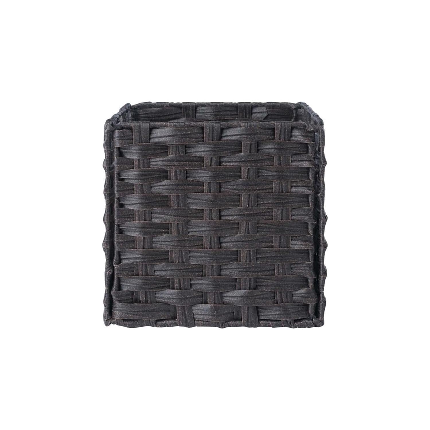 Winsome Wood Melanie 2-Pc Foldable Woven Fiber Basket Set, Chocolate - Image 9