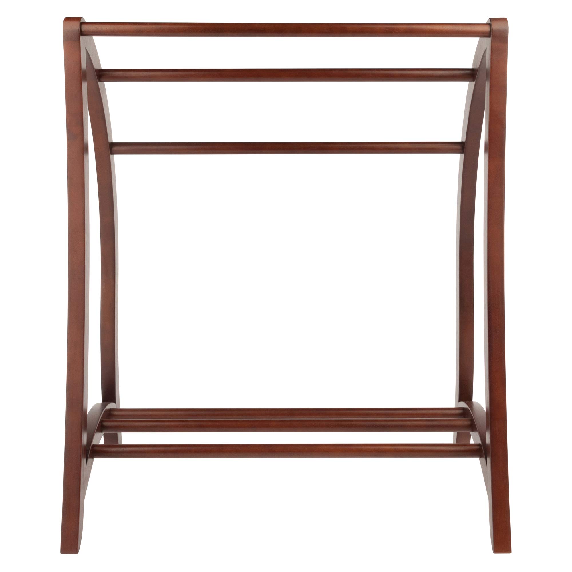 Winsome Wood Quilt Rack With 3 Rungs, Antique Walnut (94036) - Image 4