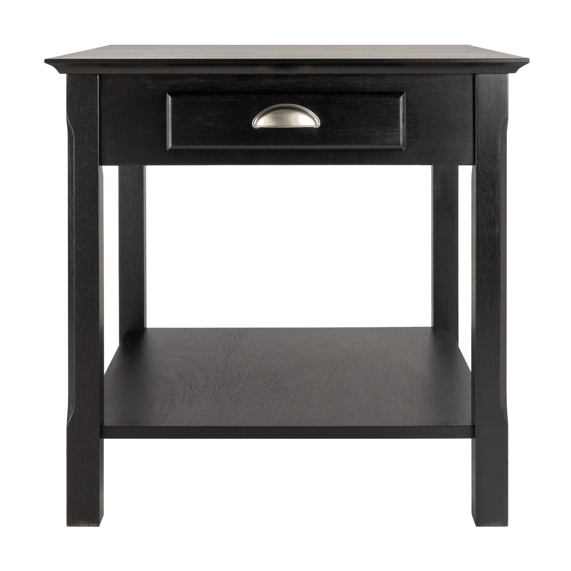 Winsome Wood Timber Occasional Table, Black, 21.97 x 21.97 x 22.05 inches - Image 4