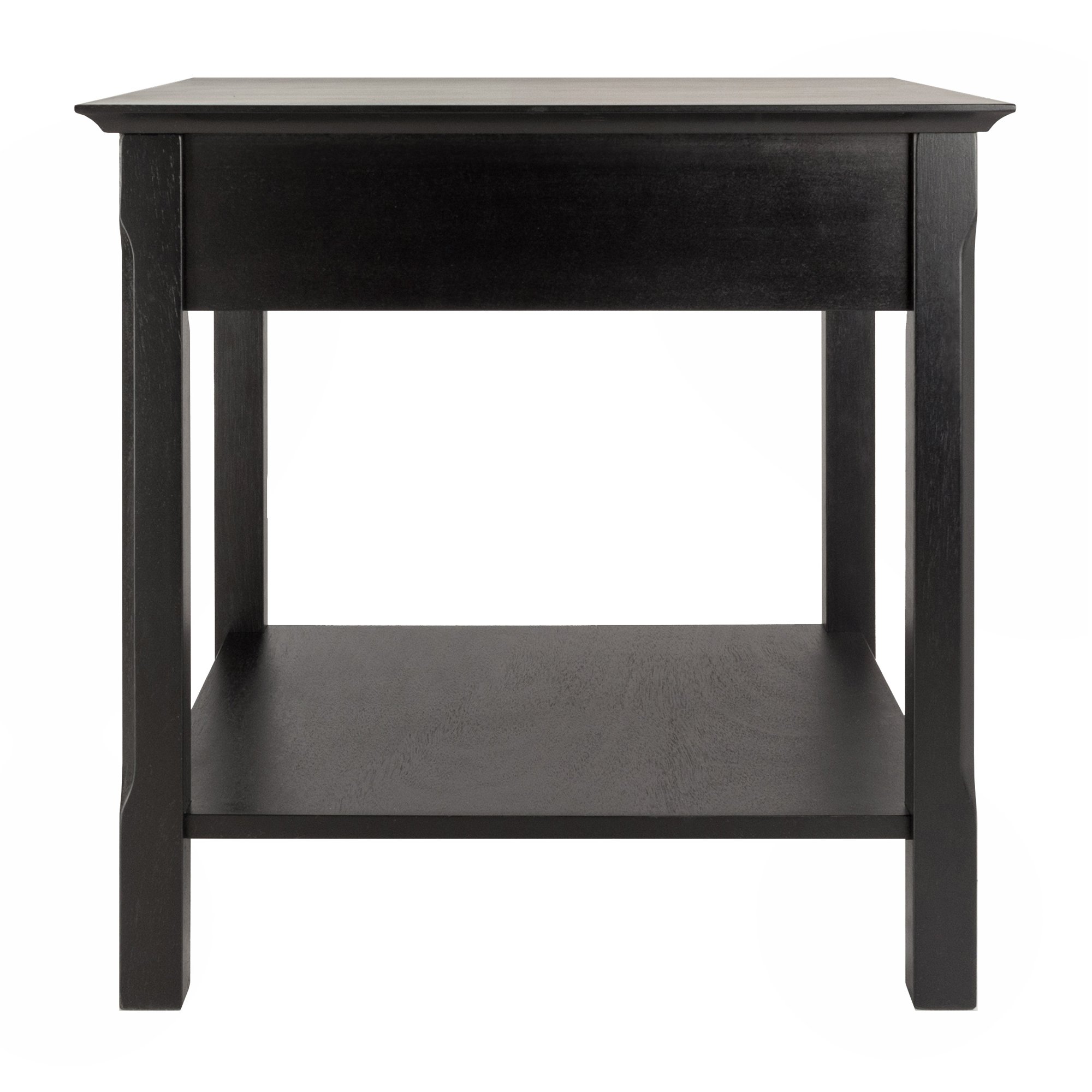 Winsome Wood Timber Occasional Table, Black, 21.97 x 21.97 x 22.05 inches - Image 6