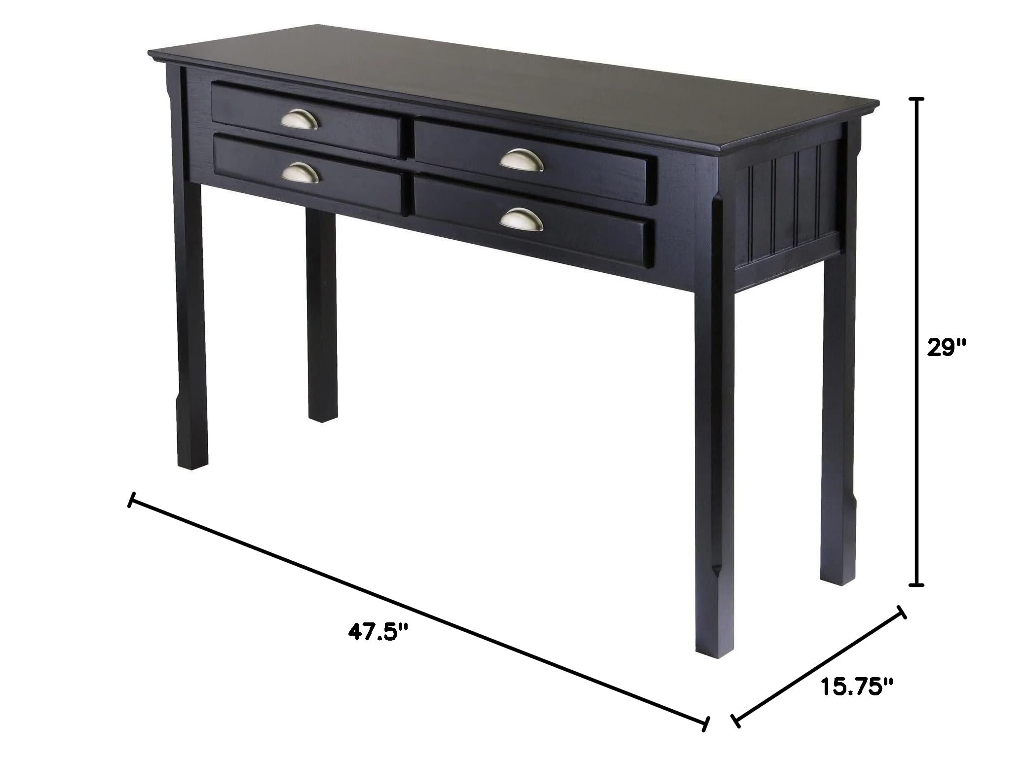 Winsome Wood Timber Occasional Table, Black - Image 11