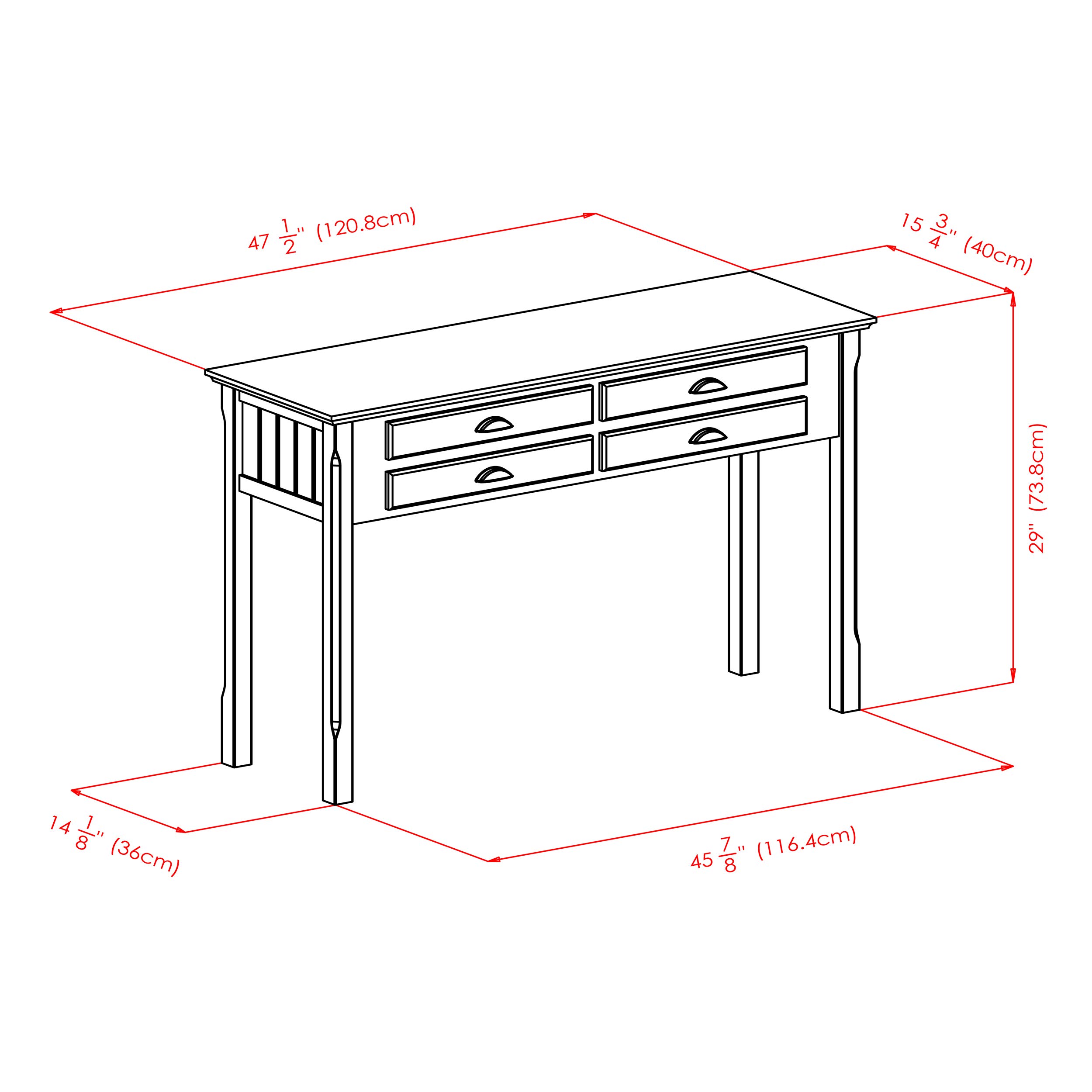 Winsome Wood Timber Occasional Table, Black - Image 3