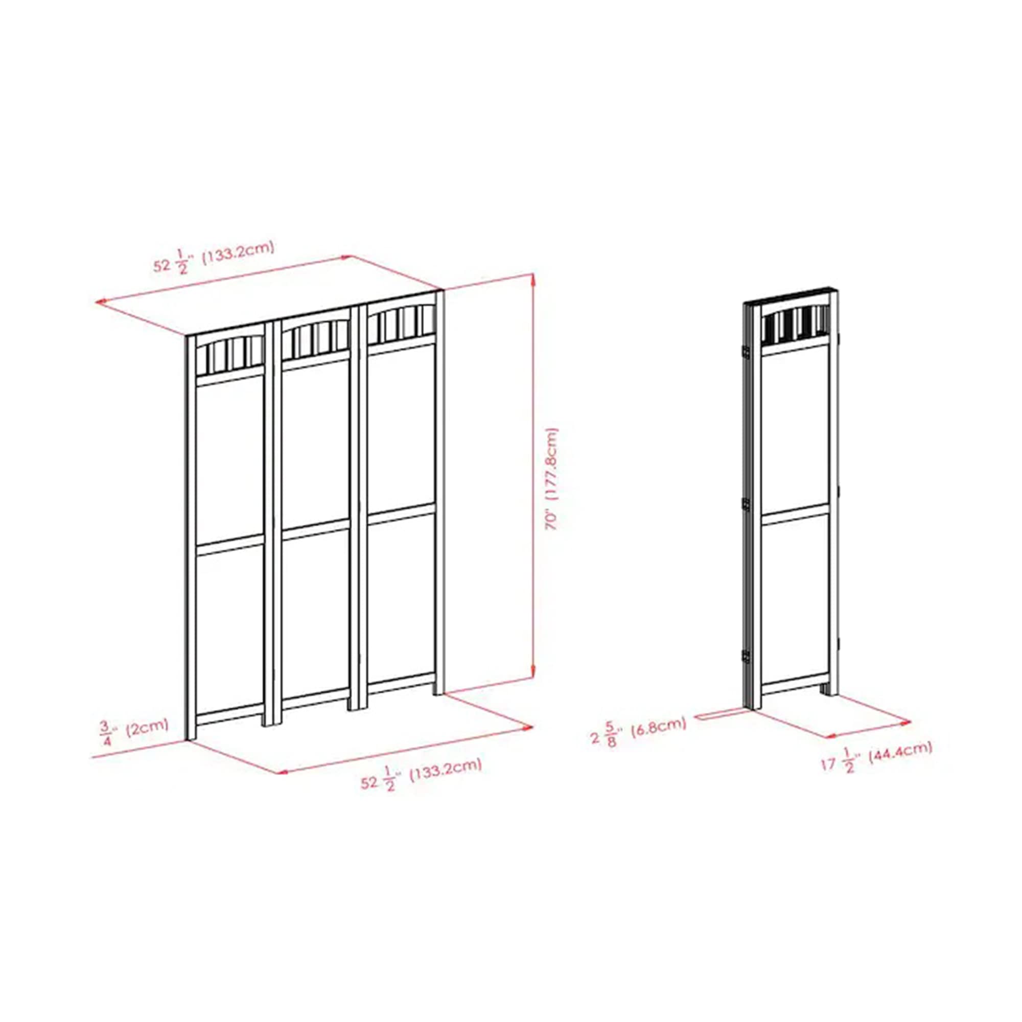 Winsome Wood William Storage/Organization, Antique Walnut - Image 5